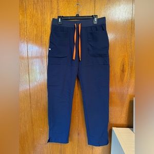 Figs Navy Nepal Skinny Scrub Pants